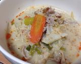 キャベツと豚肉のプチ豆乳鍋作り方7写真