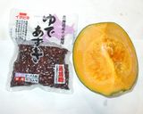 かぼちゃの小豆の簡単煮物♪あずきあん作り方1写真