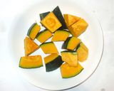 かぼちゃの小豆の簡単煮物♪あずきあん作り方2写真