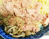 簡単！！しめじとツナの簡単秋パスタ作り方3写真