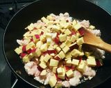 コンソメ味のお芋ご飯作り方3写真