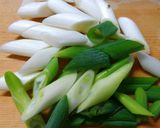 和食に＊なめこと小松菜と長ネギのお味噌汁作り方1写真