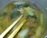 和食に＊なめこと小松菜と長ネギのお味噌汁作り方6写真
