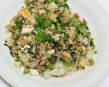 春菊で進化形親子丼作り方6写真