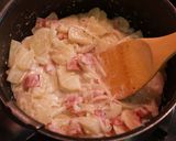 トマトとモッツアレラのせヨーグルベーコンポテト焼き作り方4写真