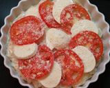 トマトとモッツアレラのせヨーグルベーコンポテト焼き作り方6写真
