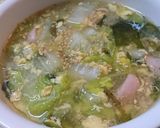 白菜や玉子なめらか中華スープ♡作り方6写真