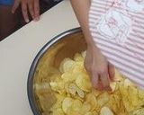 ダッチオーブンで芋ほり即ポテチ作り方7写真
