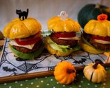 かぼちゃのハロウィンバーガー作り方8写真