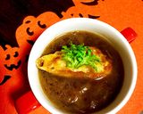 バケットあとのせ オニオングラタンスープ作り方5写真