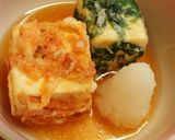 ピリッと辛子が隠し味♪２色の揚げ出し豆腐作り方5写真