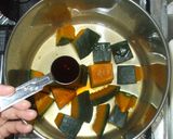 かぼちゃの小豆の簡単煮物♪あずきあん作り方5写真