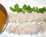 ゆで豚♪豚ロースのかたまり肉で簡単♪タレ作り方8写真