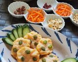 フワプリ食感♪烏賊と蟹カマの蒸し物②作り方5写真