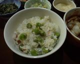 母のための❀おひとり様❀豆ごはん作り方4写真
