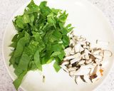 大根菜とひき肉オムレツ【家庭菜園 葉大根作り方2写真