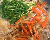 あごだしつゆで、和風ワンポットパスタ作り方5写真