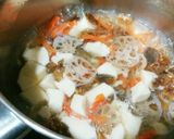犬ご飯　豆腐と鮭の汁かけごはん作り方3写真