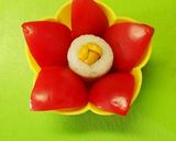 カップを使って☆簡単トマトのお花作り方8写真