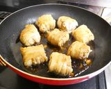 厚揚げの肉巻き！豚ばら･豚こまで角煮の味作り方15写真
