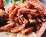 低糖質☆きな粉をまぶした黄な粉唐揚げ作り方10写真