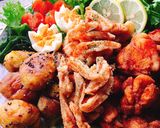 低糖質☆きな粉をまぶした黄な粉唐揚げ作り方9写真