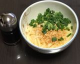 丸亀風の釜玉うどん(だし醤油)作り方4写真