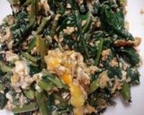 空芯菜と玉子の炒め物作り方6写真