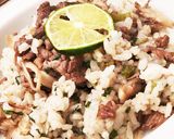 ダシダで牛肉とセロリの炒めご飯作り方4写真