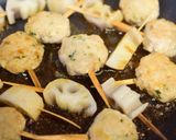 甘辛つくねと蓮根のタパス作り方3写真