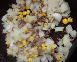 ヨシダソース様々ポテトとひき肉のチーズ焼作り方2写真