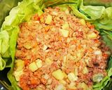 野菜たっぷり♪キャベツのミルフィーユ蒸し作り方4写真