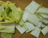 簡単おつまみ♪鶏肉と白菜のマスタード蒸し作り方1写真