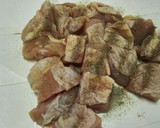 簡単おつまみ♪鶏肉と白菜のマスタード蒸し作り方2写真
