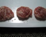 粉チーズをまとった3匹のコブタちゃん作り方1写真