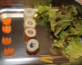 お弁当に可愛い♪ちくわとにんじんのお花畑作り方1写真