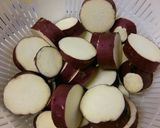 さつま芋切り昆布煮。作り方1写真