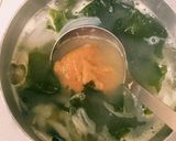 じゃがいも、玉ねぎ、ワカメの味噌汁♪作り方4写真