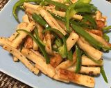 節約料理‼︎竹輪とピーマンの韓国風炒め作り方4写真