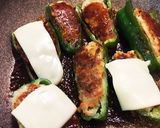 【主菜】簡単♡ピーマンの肉詰めチーズのせ作り方13写真