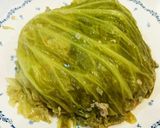野菜たっぷり♪キャベツのミルフィーユ蒸し作り方7写真