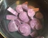 カボチャと紫芋のモザイクパイ作り方4写真
