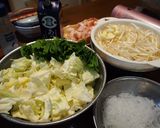 白だしで☆我が家のモツ鍋♪作り方1写真