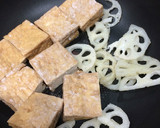 厚揚げとれんこんのこってりオイマヨ炒め♡作り方3写真