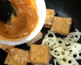 厚揚げとれんこんのこってりオイマヨ炒め♡作り方4写真