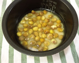 秋のごはん♪♪もちもちの栗ごはん作り方3写真