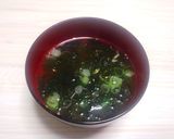 韓国海苔の簡単美味しいスープ☆即席スープ作り方2写真