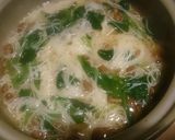 なめこの貝柱スープにゅうめん作り方6写真