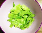 かんたんおいしいモロッコいんげんの天ぷら作り方1写真