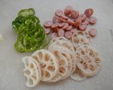 フライパンで簡単★レンコンピザ作り方1写真